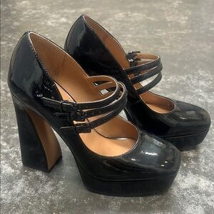Jessica Simpson Mary Jane Chunky Platform Heels